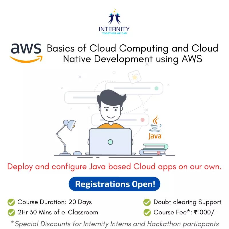 internity_learn's tweet image. #JavaEnthusiast and want to Develop new skills while #workingfromhome?
Register with our 20 Days #OnlineCertificationCourse! On #AWS
👇
bit.ly/2zTxhZo
#clouddevelopment #courses #internity #foundation #teamworkmakesthedreamwork #opportunity #empoweringyouth #skill #WFH