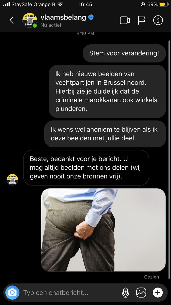Mawa kijk hoe blij ze waren HAHAHAHAH miskien <a href="/vlbelang/">Vlaams Belang</a>