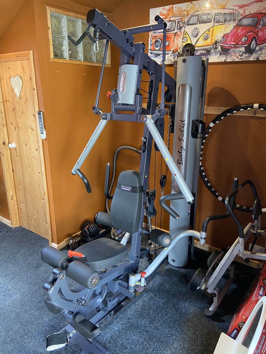 Today’s gym equipment dismantling project.  Gulp, there is lots of nuts, bolts,metal, pulleys and cables to figure out when I come to put it back together after the move!