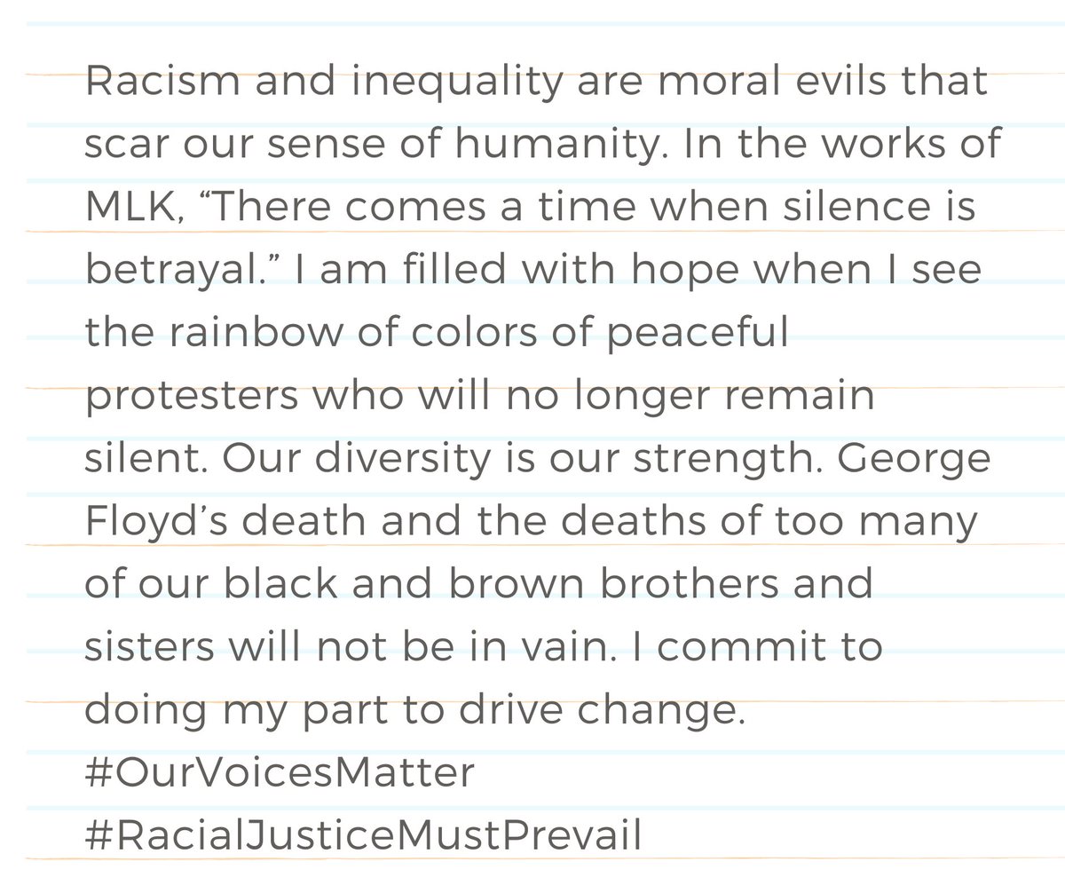 “There comes a time when silence is betrayal.” Dr. Martin Luther King, Jr.