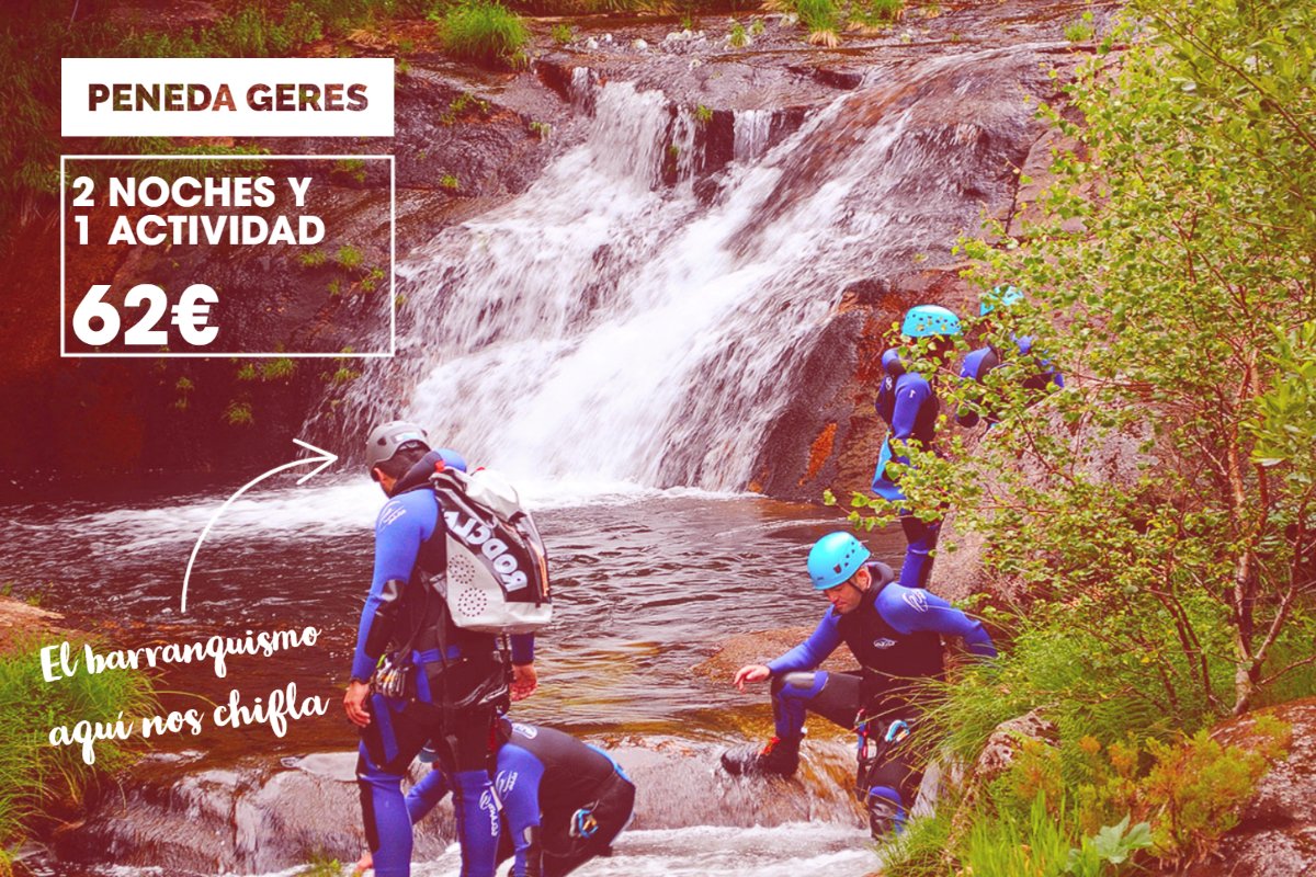 Peneda-Gerês ⛰ es el único parque nacional de Portugal y lo tenemos a un paso de Galicia. Su fauna 🦉 y flora 🌳 te dejarán maravillado y nada mejor que unas actividades de aventura para poder disfrutar de este fantástico entorno➡️ bit.ly/2ARAg4U #geres #barranquismo