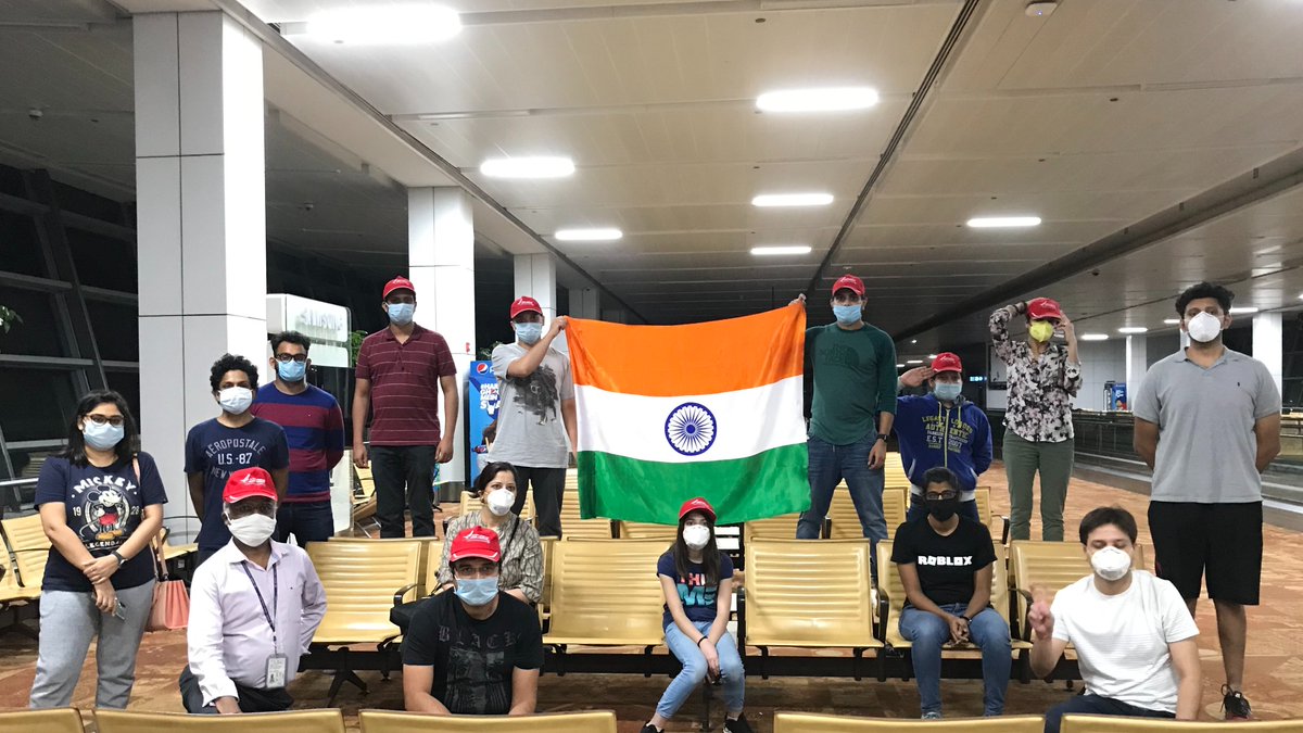 balajvr's tweet photo. At these times, I want to thank people who made it possible to continue my studies. Just showing some #Gratitude @airindiain @HardeepSPuri @MoCA_GoI @MEAIndia @NikunjGargN To All those who listened to Us.  #GivingOurLivesBack #ThankYouVBM #JaiHind https://t.co/HbaaY56k1c