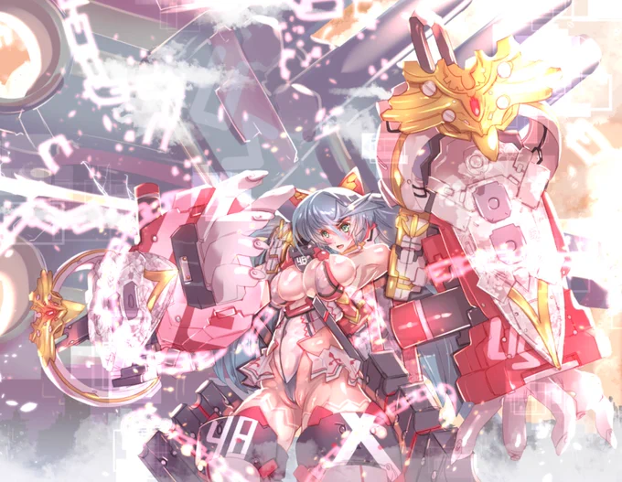 #エアメカ少女描き100人展
懐かしいのとかいろいろで。 