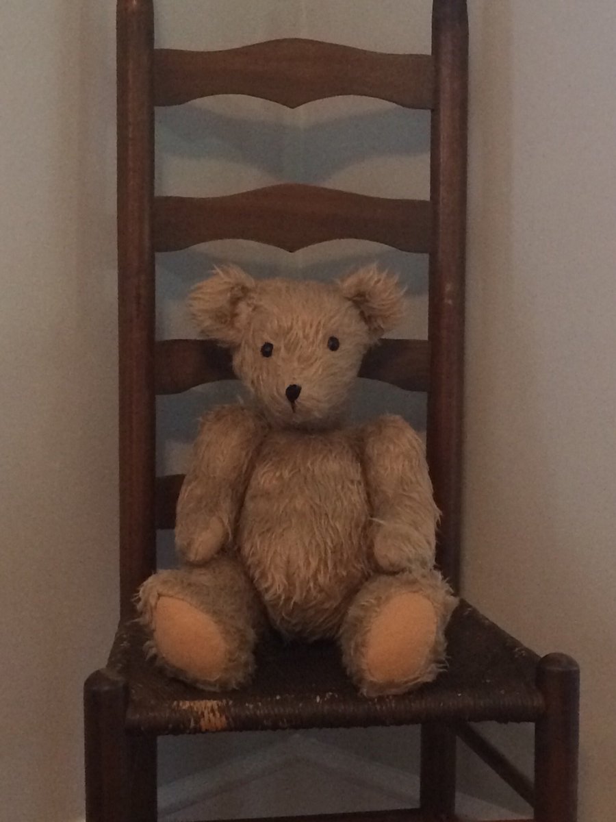 Robear7777's tweet image. My completed #teddybear with swivel head, arms, and legs! #oldfashionedbear #plushbear #stuffedbear Pattern comes from an old book from 1964.