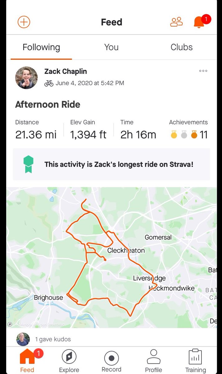 Cath_Chaplin's tweet photo. Zack’s bike ride @WMount @wms_pe #gritcliffechallenge #whiteley https://t.co/xuf7FpqJXc