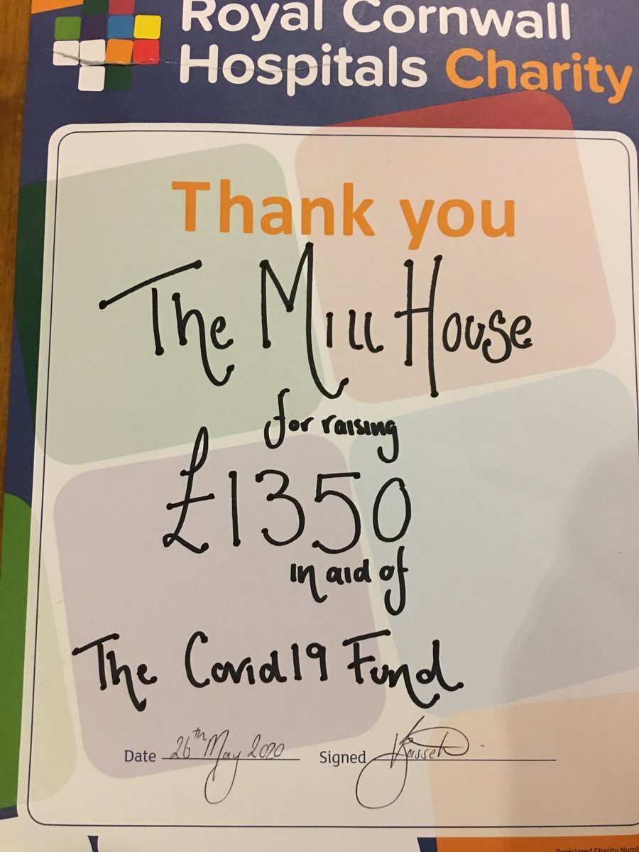 Thank you to all who helped us to raise this money for the NHS through our duck race <a href="/Mill_House__Inn/">The Mill House Inn</a>