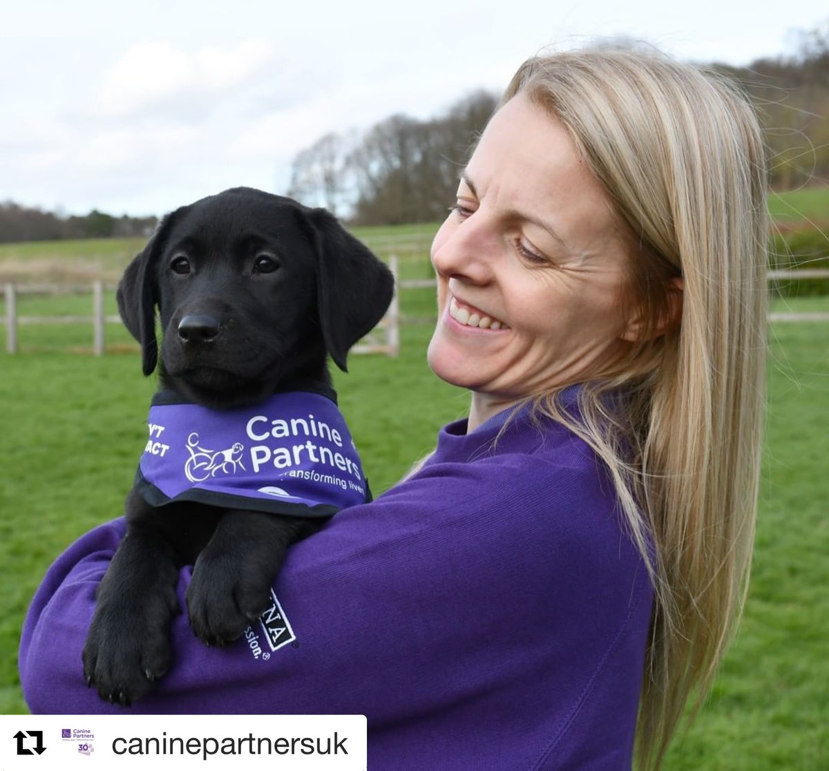 @caninepartnersuk 
As it’s our 30th anniversary this year, we asked our volunteers why they love to volunteer for Canine Partners. They gave us a very long list of fantastic reasons to get involved!⠀
⠀
Find out more on their blog! 
caninepartners.co.uk