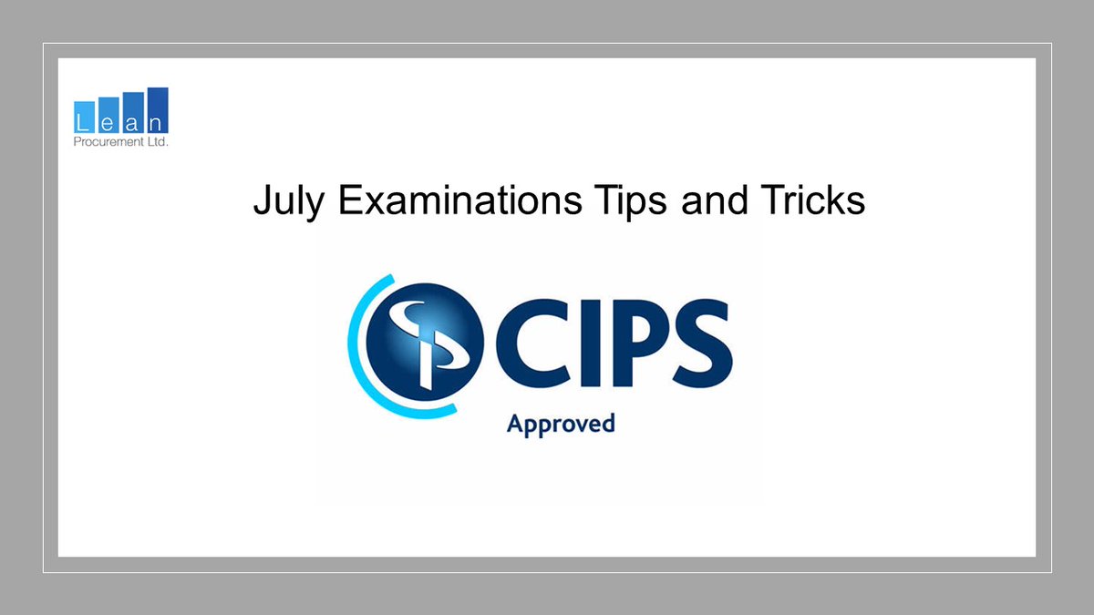LeanProc's tweet photo. With the CIPS exams cancellations from March and May students have multiple exams to sit in July. We've pulled together a very helpful guide based from direct student feedback. Get in touch for your free copy. #procurement #CIPS #sourcing #purchasing https://t.co/APu53Htyur