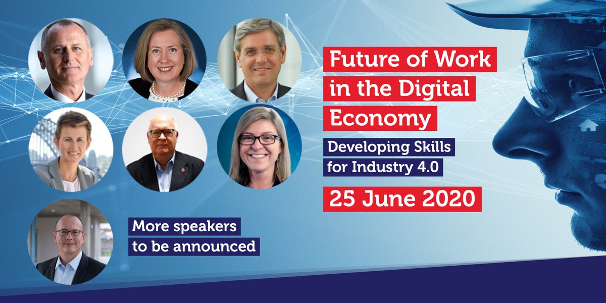 Looking forward to joining 🇦🇺 &amp; 🇩🇪 industry leaders on 25 June (0930 CET) to discuss the #futureofwork. So much potential for collaboration between experts from both sides! Register via <a href="/RMITEurope/">RMIT Europe</a> #RMITFutureWork <a href="/DrBronwynEvans/">Dr Bronwyn Evans</a> <a href="/Mich11775/">Michelle P</a> <a href="/JeffRConnolly/">Jeff Connolly</a> eventbrite.es/e/future-of-wo…