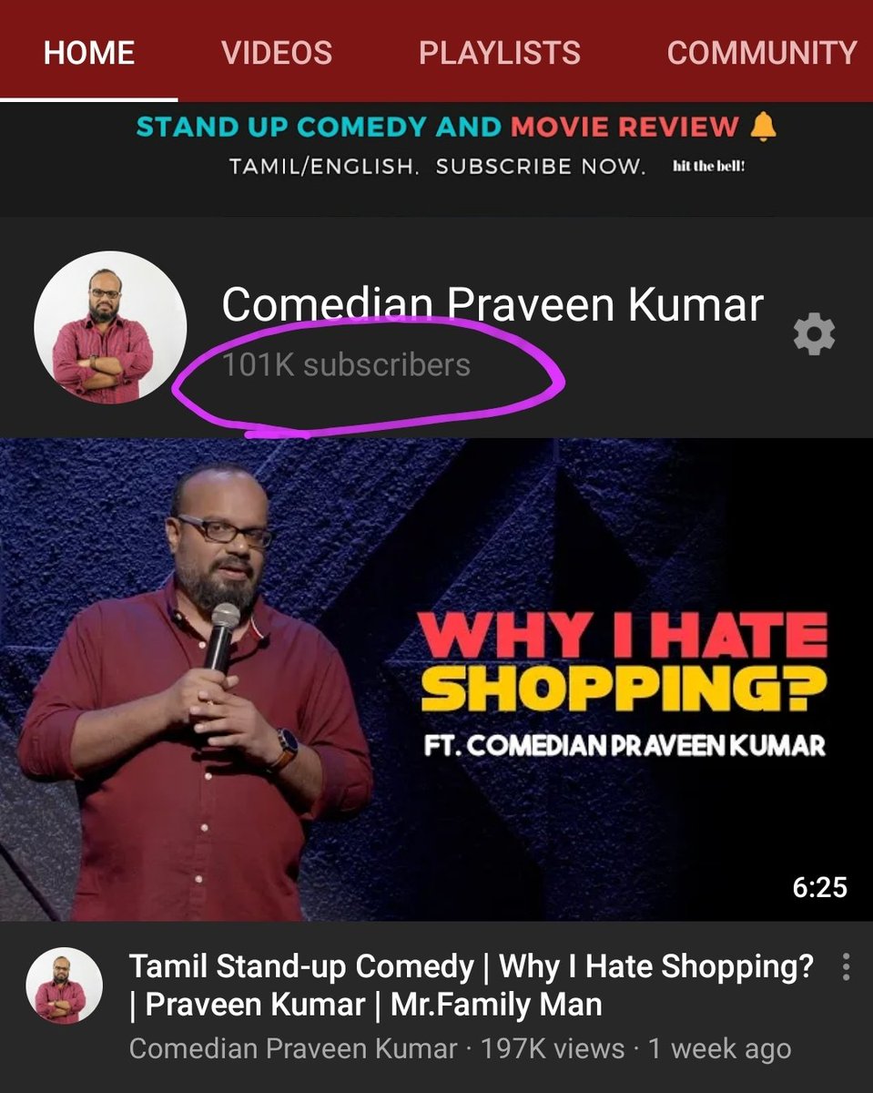 Comedian Praveen tweet media