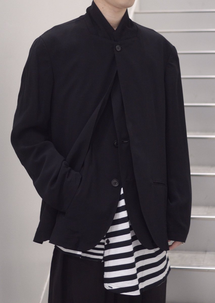 特上美品 ヨウジヤマモト 21aw 前見頃2重ジャケット