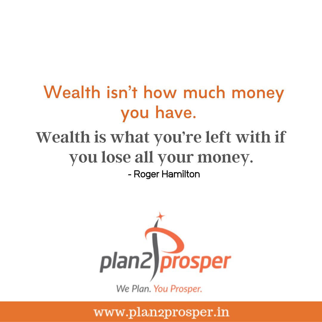 Bhuvasiyer's tweet photo. Wealth isn’t how much money you have.
#plan2prosper #motivationalmonday #mondaymotivation #covid19 #stayhome #staysafeandhealthy #financeindustry #financetips https://t.co/hi7nNFJ0GY
