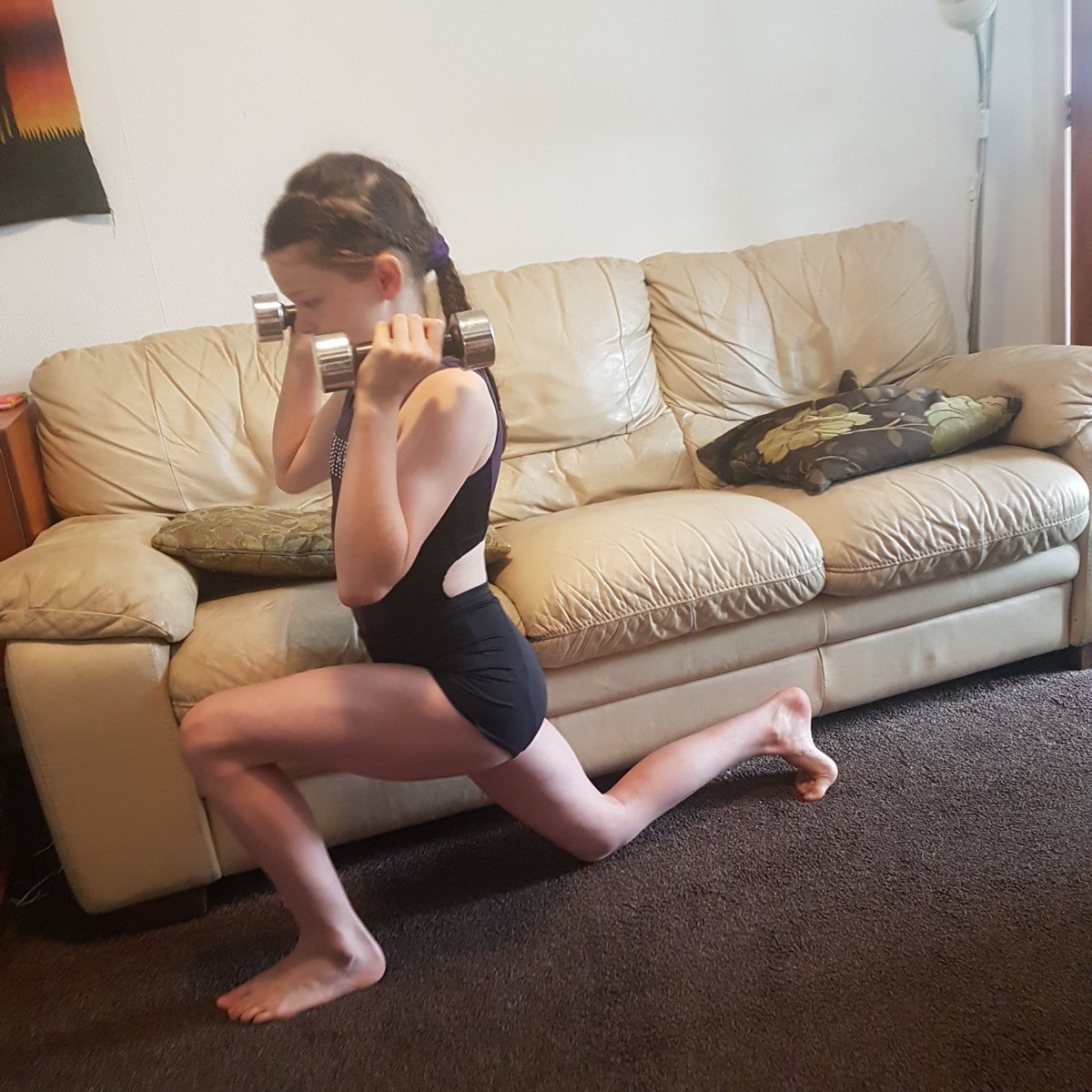 JoMcWilliams4's tweet photo. Holly McWilliams from Penketh Gymnastics Club really enjoyed Emma Sucklings workout with Chiara today🤸♀️🏋️♀️ 💪@kidzImpact #qqw thank you! https://t.co/VxriMC0qnQ