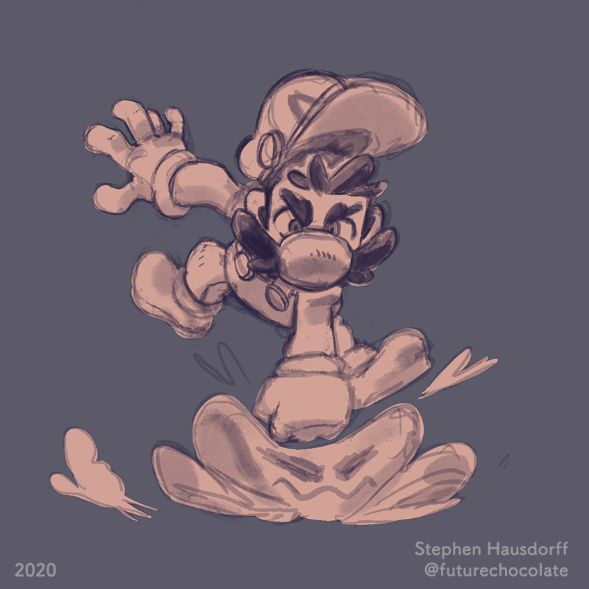 FutureChocolate's tweet photo. Mario redesign studies.
#characterdesign #characterart #gameartist #characterdesigner #Mario #goompa https://t.co/uKNh6mE14w