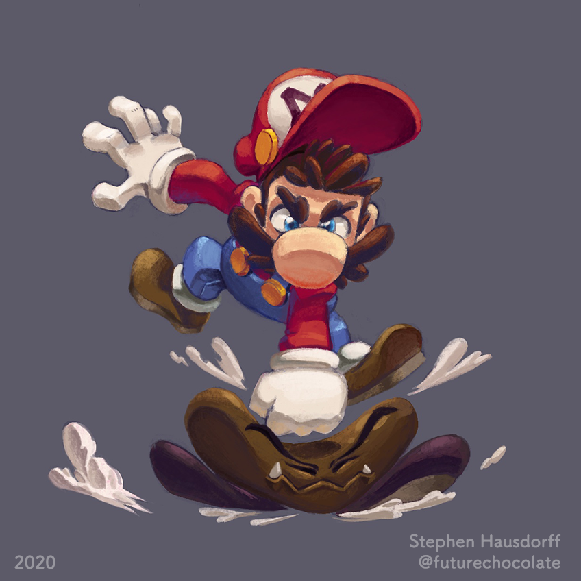 FutureChocolate's tweet photo. Mario redesign studies.
#characterdesign #characterart #gameartist #characterdesigner #Mario #goompa https://t.co/uKNh6mE14w