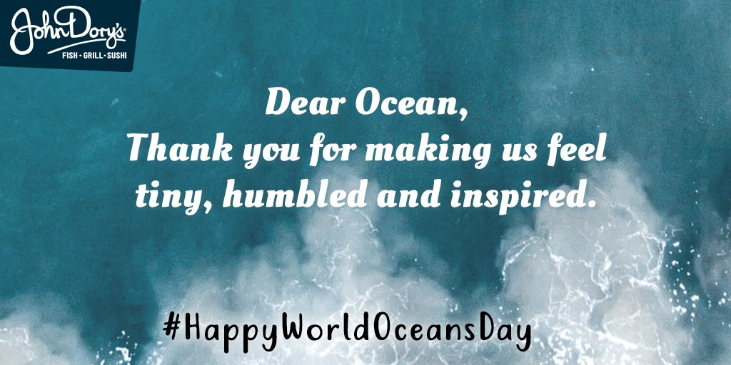 JohnDorysSA's tweet photo. #HappyWorldOceansDay! RT if you’re proud to join the movement to #ProtectOurHome. https://t.co/ylWHsO31EF