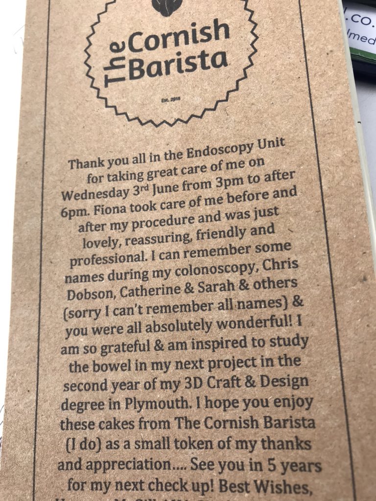 We have such lovely patients! Thank you for the treats!