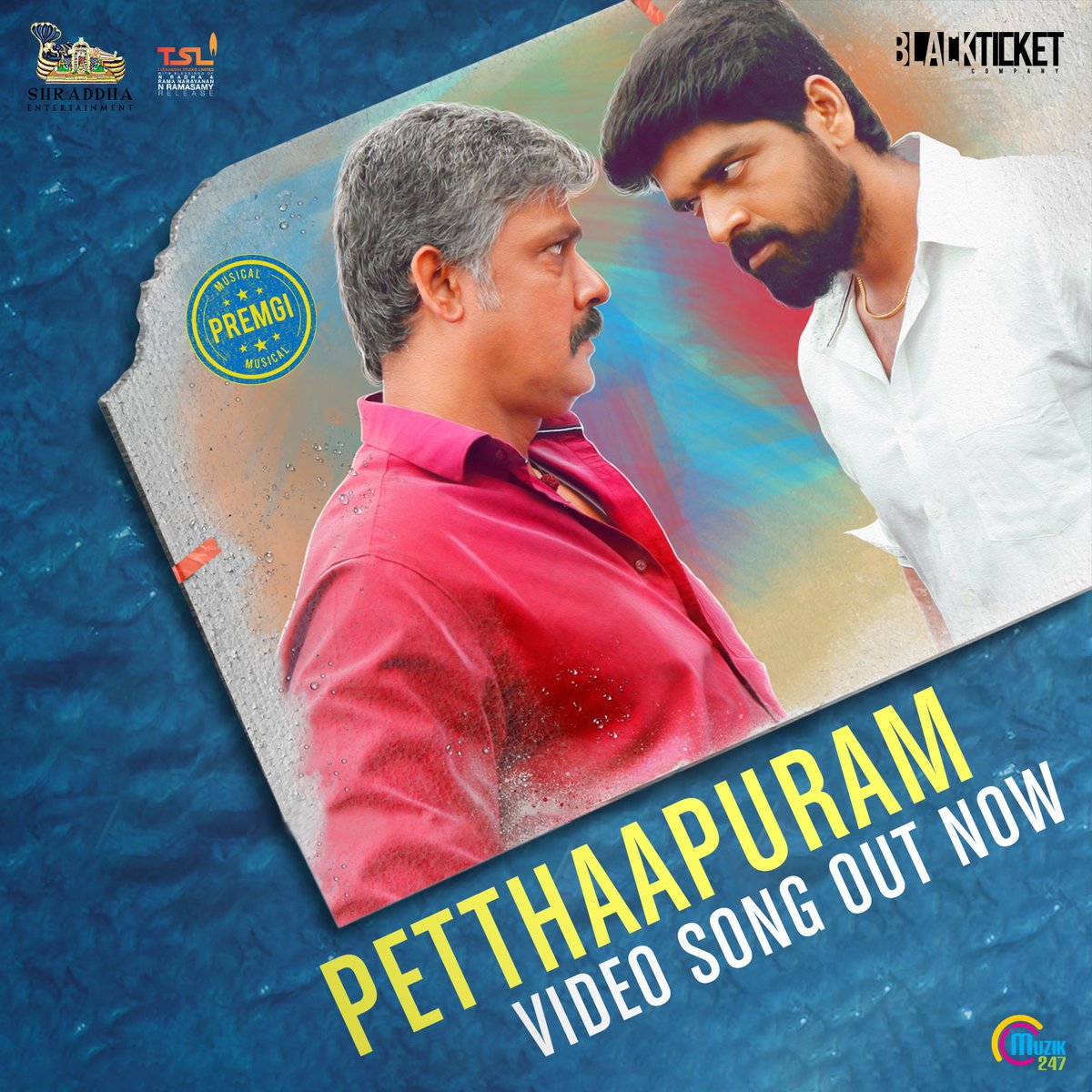 Presenting the video song of #Petthaapuram from #RKNagar !!

▶️youtu.be/m2l4s5u-yng

A @Premgiamaren musical!🎵

@actor_vaibhav #BlackTicketCompany @vp_offl
@badri_kasturi @saravanarajan5 #SanaAlthaf #MalathyLakshman #KarpagaRajan #RishaJacob @Muzik247in