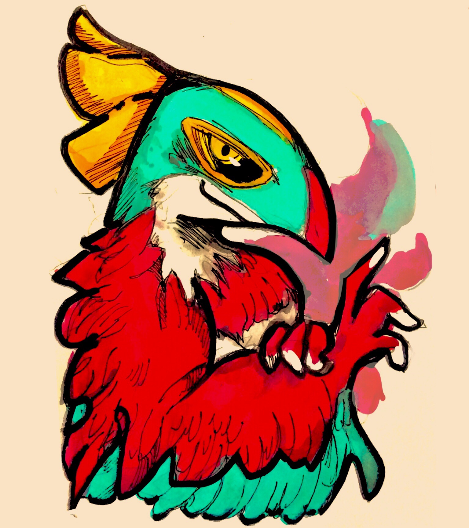 片道 美春 Katamichi アナログ 落書き ポケモン 初描き ルチャブル Hawlucha Pokemon 初描きポケモン ルチャブル Pokemon Hawlucha T Co 5tiapgy0lk Twitter