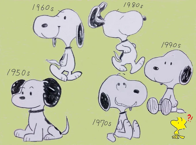 スヌーピーがいっぱい #イラスト #スヌーピー #illustration #snoopy 