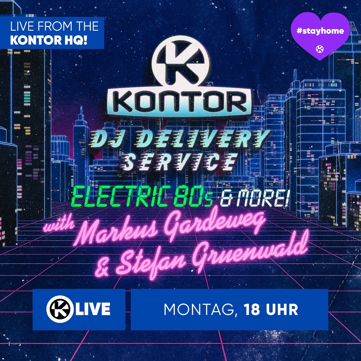 kontorrecords's tweet photo. Wir starten diese Woche unseren #DJDeliveryService mit Markus Gardeweg & Stefan Gruenwald! Um 18:00 Uhr geht’s los 😎 https://t.co/gN36JQvlTx