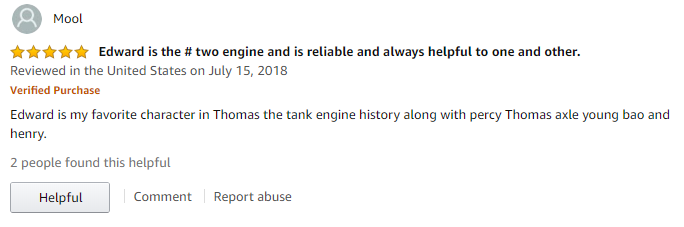 Record for the most reviews ever featured here goes to: Classic Plarail Edward!