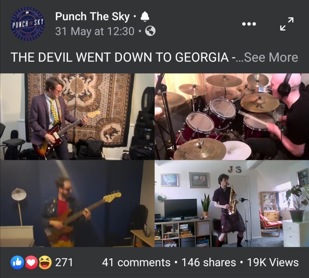 Over 19,000 views on Facebook, and counting!! Thank you so much to everyone who's watched, liked, shared or just otherwise enjoyed our latest video! You're the best ❤️😘
facebook.com/punchthesky/vi…