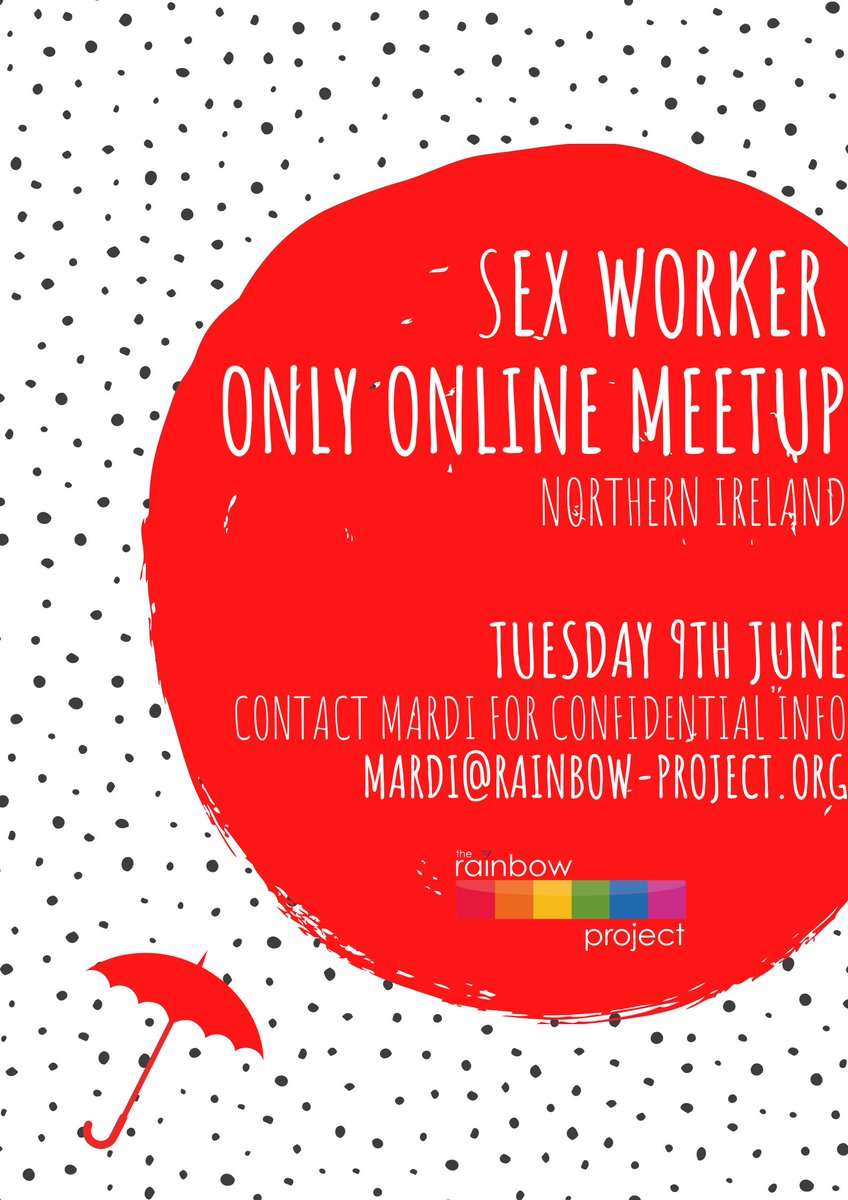.<a href="/TRPNI/">The Rainbow Project</a> are having a sex worker only online meeting tomorrow,  Tuesday 9th June at 6pm. Contact Mardi for more information.