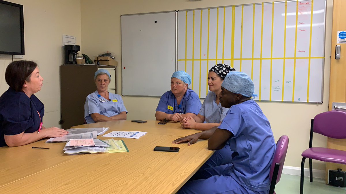 LordLawless's tweet photo. The very first cohort of the brand new “Theatre Basics course”. Laying the foundations of theatre practice, for our new to theatre staff. @MatronJaffs @Medway_NHS_FT @sarah_hare @neil_kukreja https://t.co/DE7pauOktc