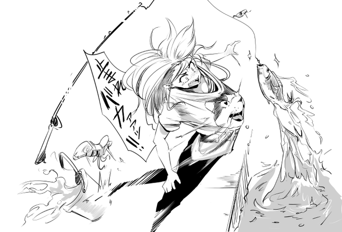 ど根性ニャンコと釣り 