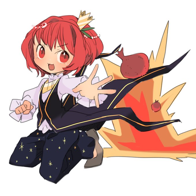 久しぶりにうちの子ザクロちゃん!なんかあったら手榴弾投げてくるやばい設定が最近付け加えられた… 