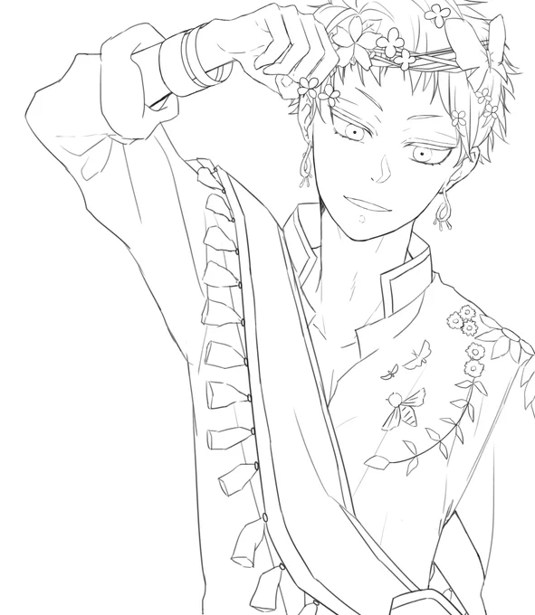 例によって塗り絵募集です 