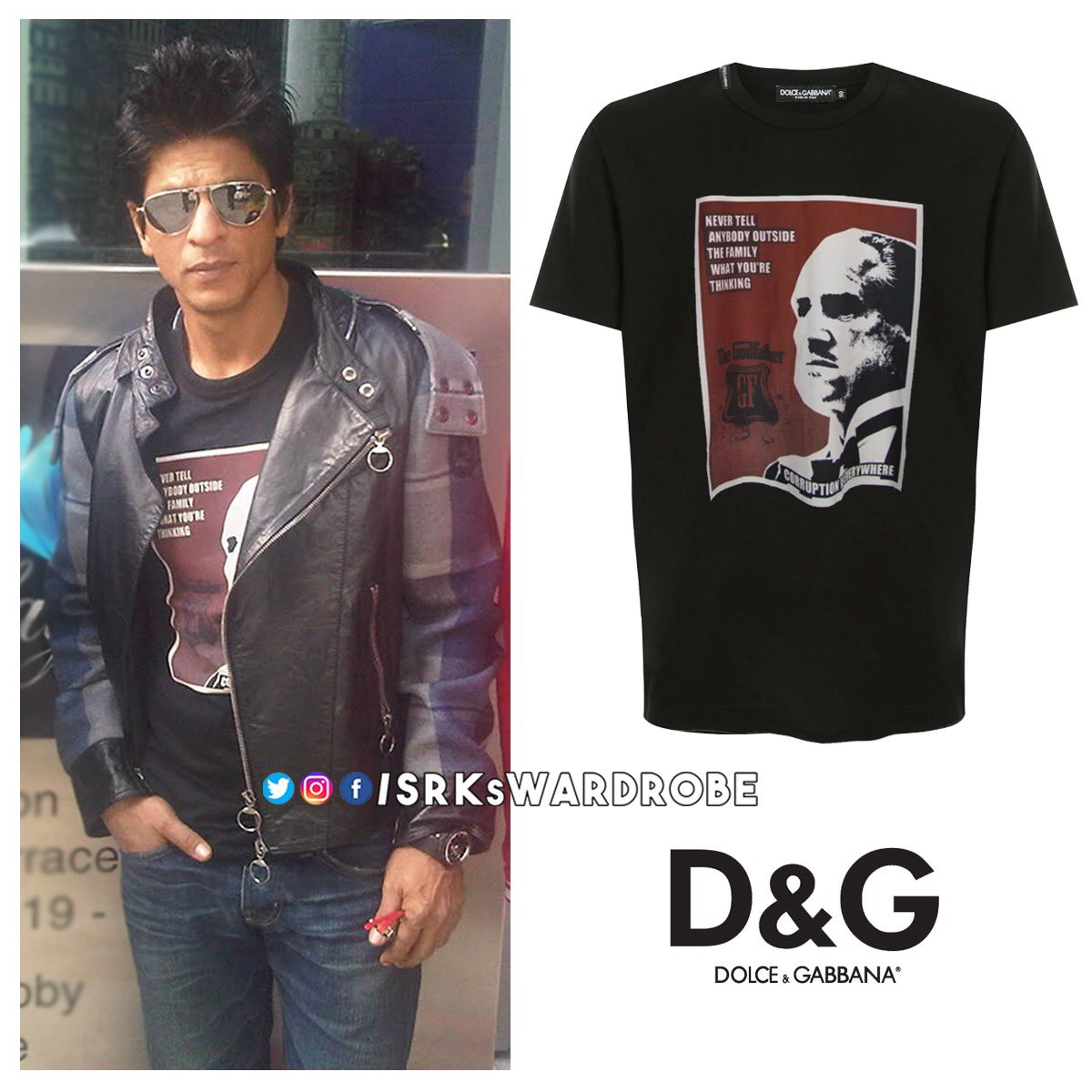 dolce gabbana godfather t shirt