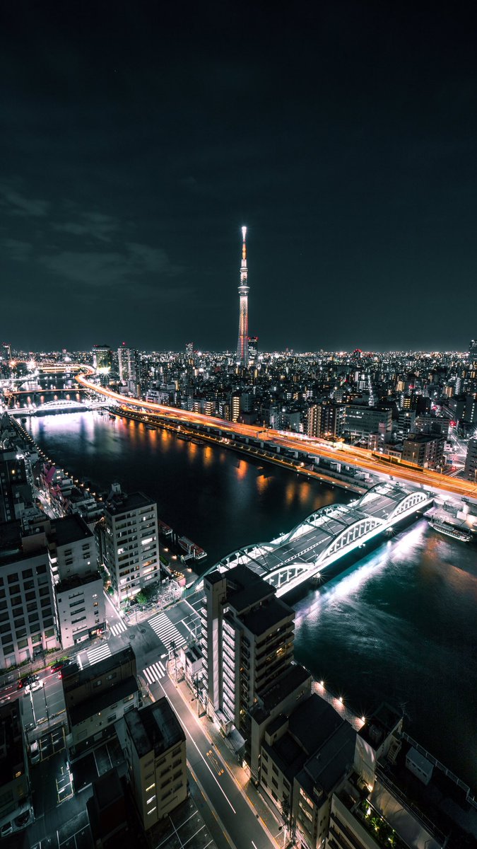 Kuro 日本夜景 16 9 タップして待受画面にどうぞ