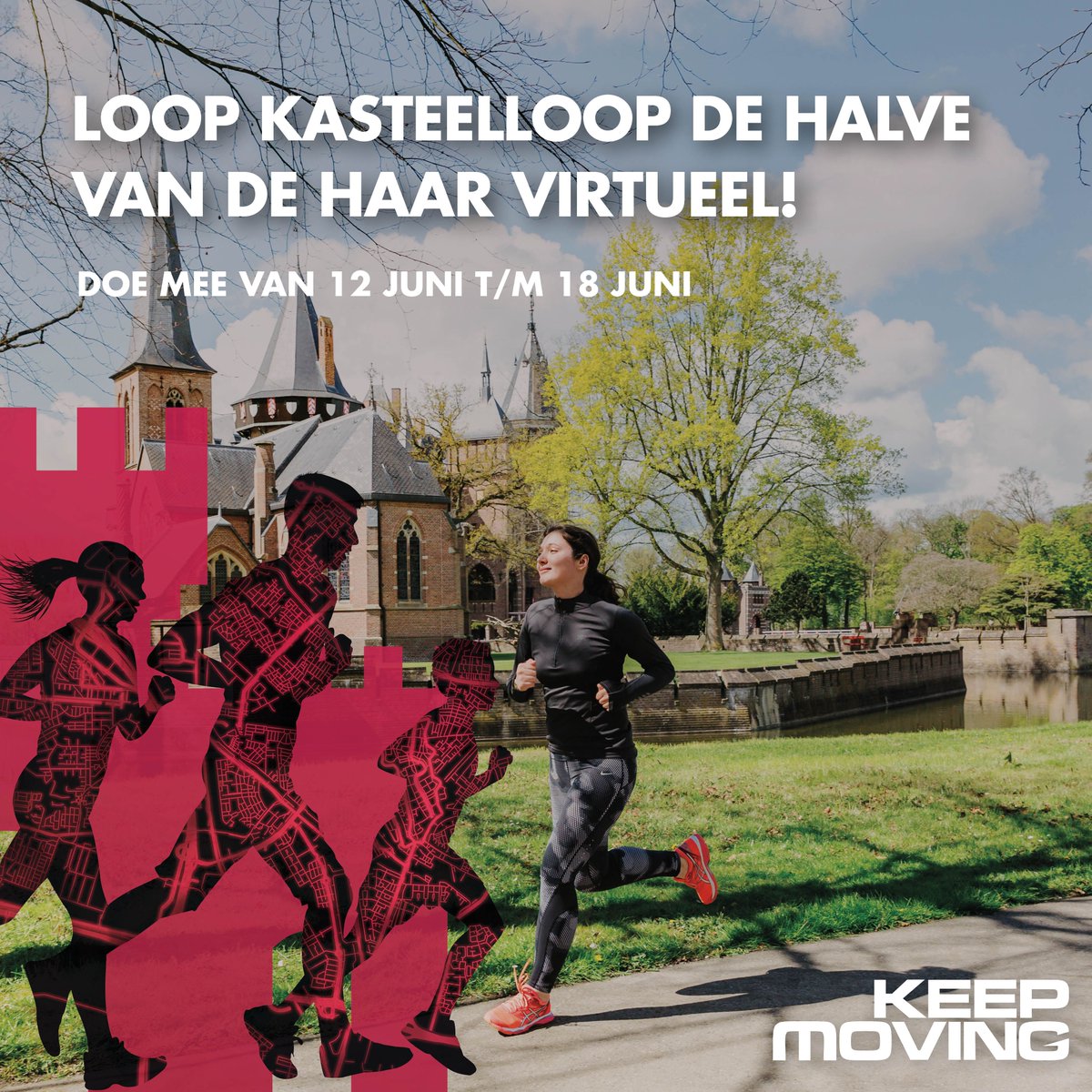 We hebben iets leuks voor je! Vanaf komende vrijdag kun je Kasteelloop De Halve van de Haar virtueel afleggen! 

Doe jij mee? ⏩ Meld je dan alvast aan voor de challenge via bit.ly/KM-HvH-challen…

#kasteelloopdehalvevandehaar #dehaar #keepmoving #running #virtueel u