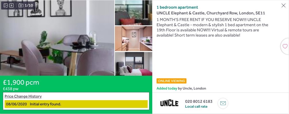 Another ONE MONTH FREE RENT offer - but actually the bigger sign of trouble for the landlord is their explicitly stating that they're now offering short leases  https://www.rightmove.co.uk/property-to-rent/property-93250595.html