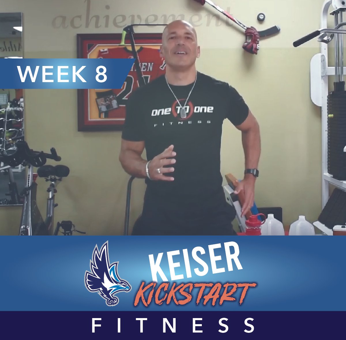 KeiserU's tweet photo. Kickstart your week with @Keiser Kickstart Fitness!
This begins the final week of new videos, and all the videos will be available on our YouTube in the #KeiserKickstart #Fitness Playlist!
https://t.co/du6AseGAMY
#KeiserUniversity #WorkoutPlan #KeepGoing #GetFit #KeiserU https://t.co/It4Jv1u0Q4