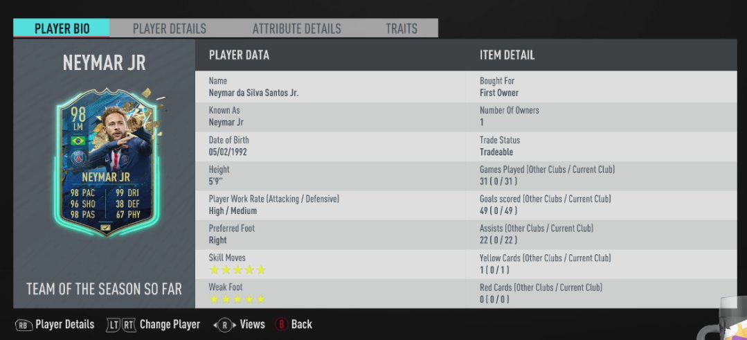 28-2 again this week, Neymar is the 🐐

Another one on Thursday will do I guess 👀