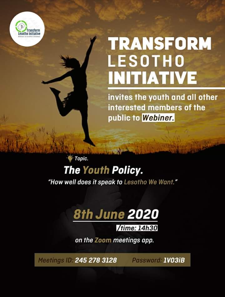 CitizenZweli's tweet photo. Topic: Youth Policy Webinar 
Time: Jun 8, 2020 02:30 PM Johannesburg

Join Zoom Meeting
https://t.co/UN3rpU72CO

Meeting ID: 245 278 3128
Password: 1V03iB https://t.co/pLjUKQAC2w