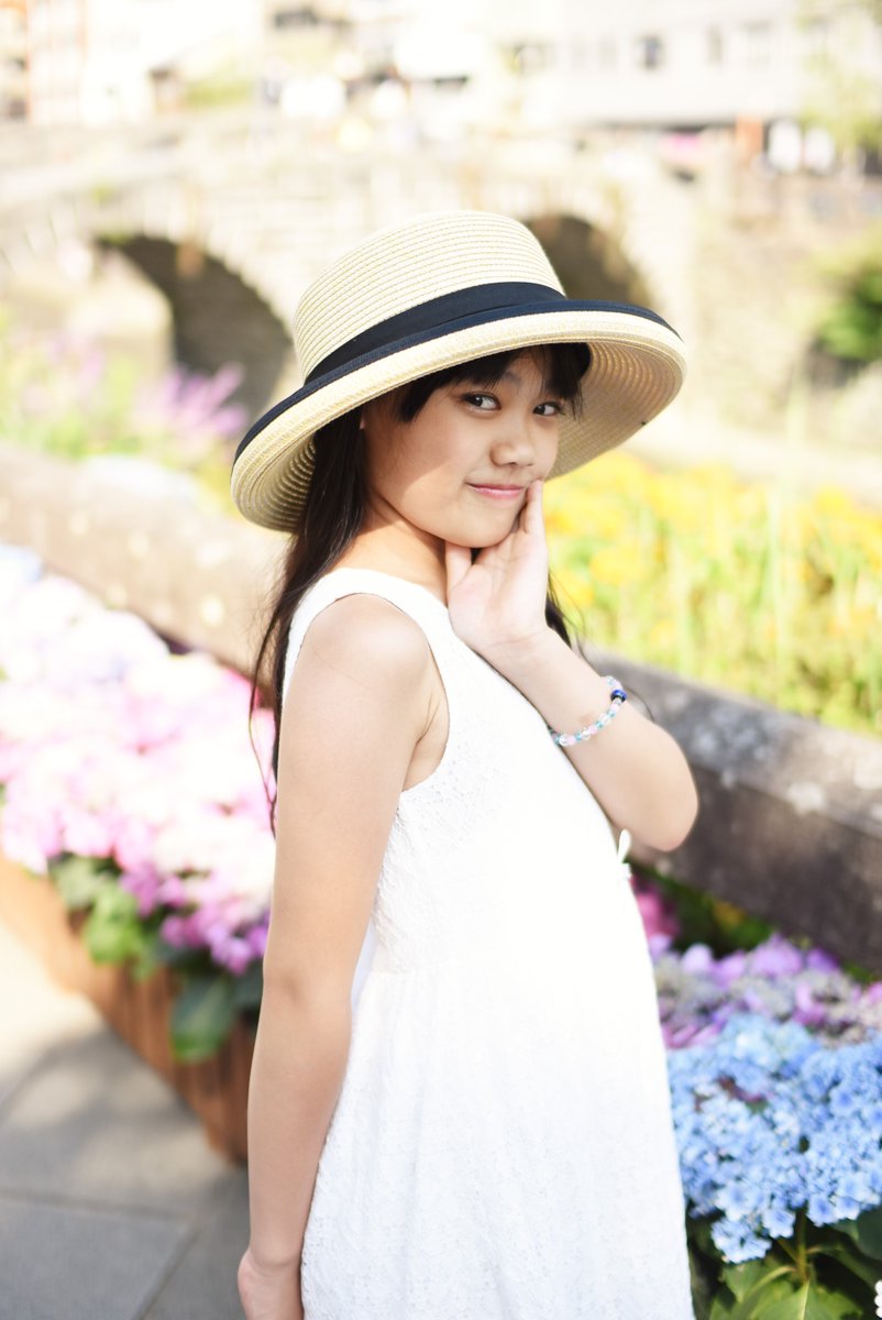 キャップ キャッちゃん 麦わら帽子に白いワンピース ボクのイメージする夏ガールと完全に一致 W B 6 7 紫陽花撮影会 In めがね橋 クワガタキッズ ミレるん キャップ キャッちゃん 麦わら帽子に白いワンピース ボクのイメージする夏ガールと完全に一致 W B 6 7 紫陽花撮影会 In めがね橋 クワガタキッズ ミレるん