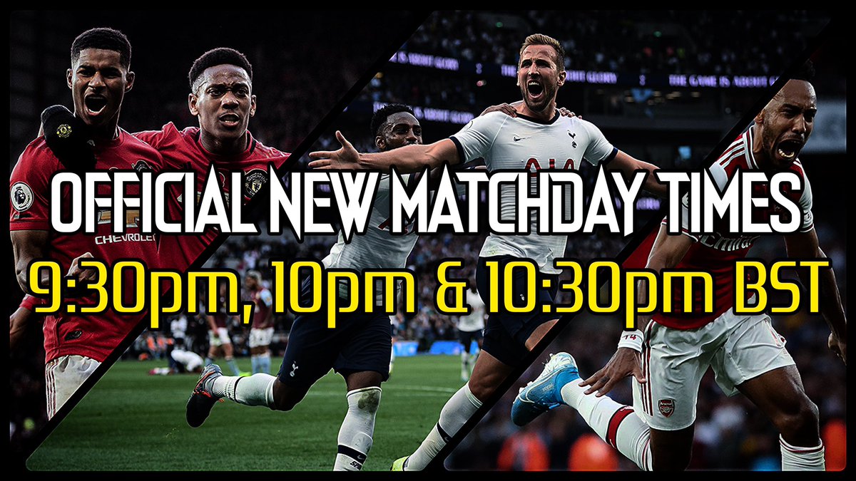 UPL FIFA SEASON 3🔰

BREAKING NEWS: New Matchday Times Confirmed‼️

After discussions between Admins and Teams we have decided to change the Match Times for the Premiership⏰

New PL Match Times: 9:30pm, 10pm &amp; 10:30pm BST 

Every Monday and Tuesday🔥

#UPLFIFAS3