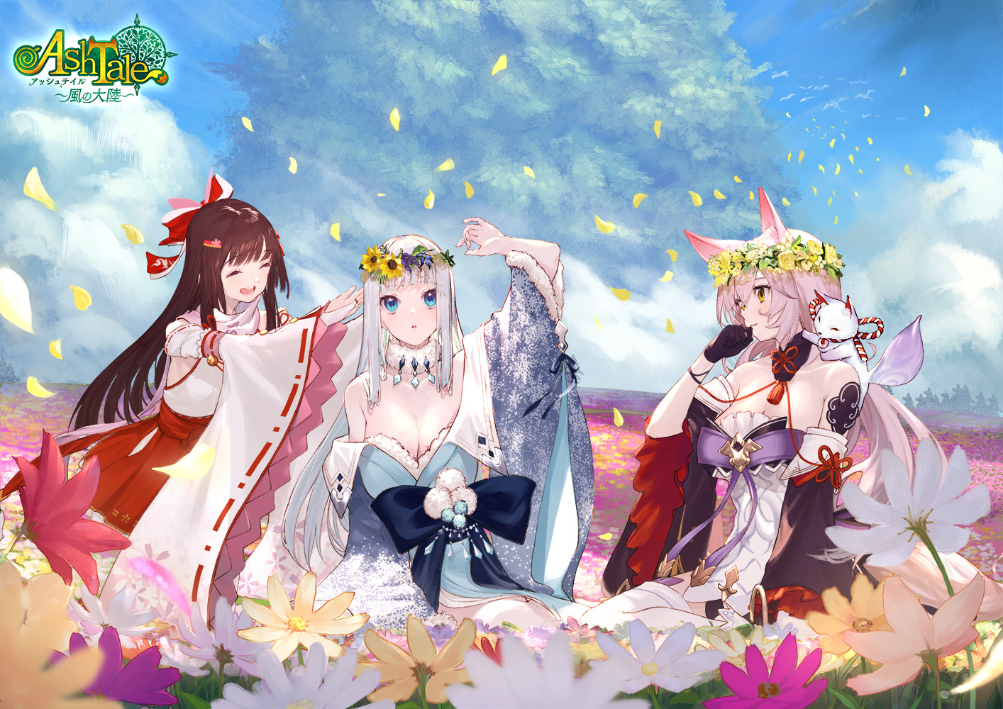 公式 Ash Tale 風の大陸 アッシュテイル 1周年記念イラストご紹介 第3弾はたくぼん様 Kuroneko1364 です ヤエ アズリア オサキの3人で女子会をしている姿 とってもかわいいですね 華やかなイラストをありがとうございました 公式 Ash Tale 風の大陸 アッシュテイル 1周年記念イラストご紹介 第3弾はたくぼん様 Kuroneko1364 です ヤエ アズリア オサキの3人で女子会をしている姿 とってもかわいいですね 華やかなイラストをありがとうございました