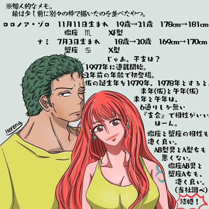 ゾロナミのtwitterイラスト検索結果 ゾロナミのtwitterイラスト検索結果