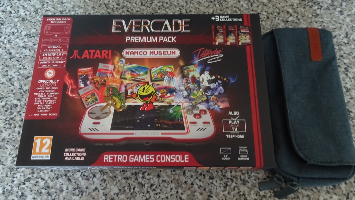 TheNudeYogi's tweet photo. Finally the precious as arrived at my house. Look at this sexy boi. @evercaderetro Will be giving my impressions throughout the day. Big shoutout to @RGT_85 whose video first introduced me to it. #Readytoplayagain #Retro #Evercade https://t.co/O1oyBDPL3Y