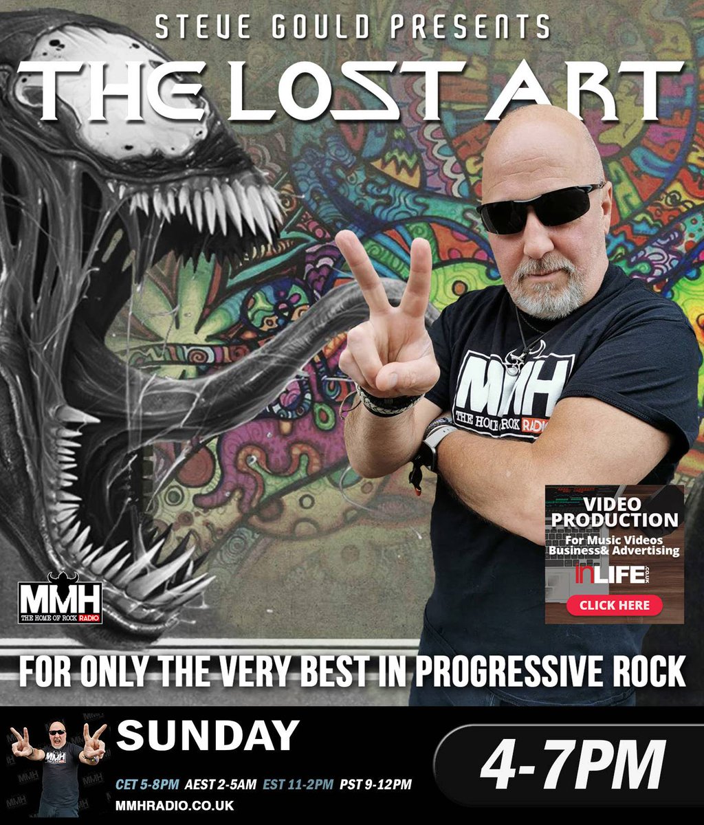 MMH_Radio's tweet photo. The Lost Art podcast with @worldofproguk &amp; @inLIFEDesign Three hours of the choicest cuts inc. @Here_Be_Frost @KansasBand @CaligulasHorse @KyrosUK @KeplerTen @Haken_Official @magentabandUK @Focustheband @Electricmudd #andyedwards 
 https://t.co/gS2Euiq10l https://t.co/VA8CEW0CaG