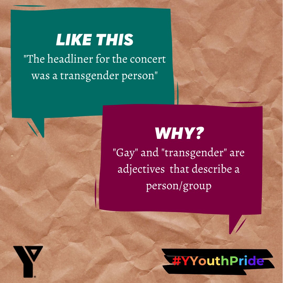 YTRYouth's tweet photo. In our everyday work, we find that finding the right words to identify aspects of #diversity and #inclusion can get easier with a little help!
This week for #YyouthPride check out today's tips for LGBTQ inclusive language! #thisisY
#LGBTQ #pride🌈 #yyouth https://t.co/a9MzP8JVHa