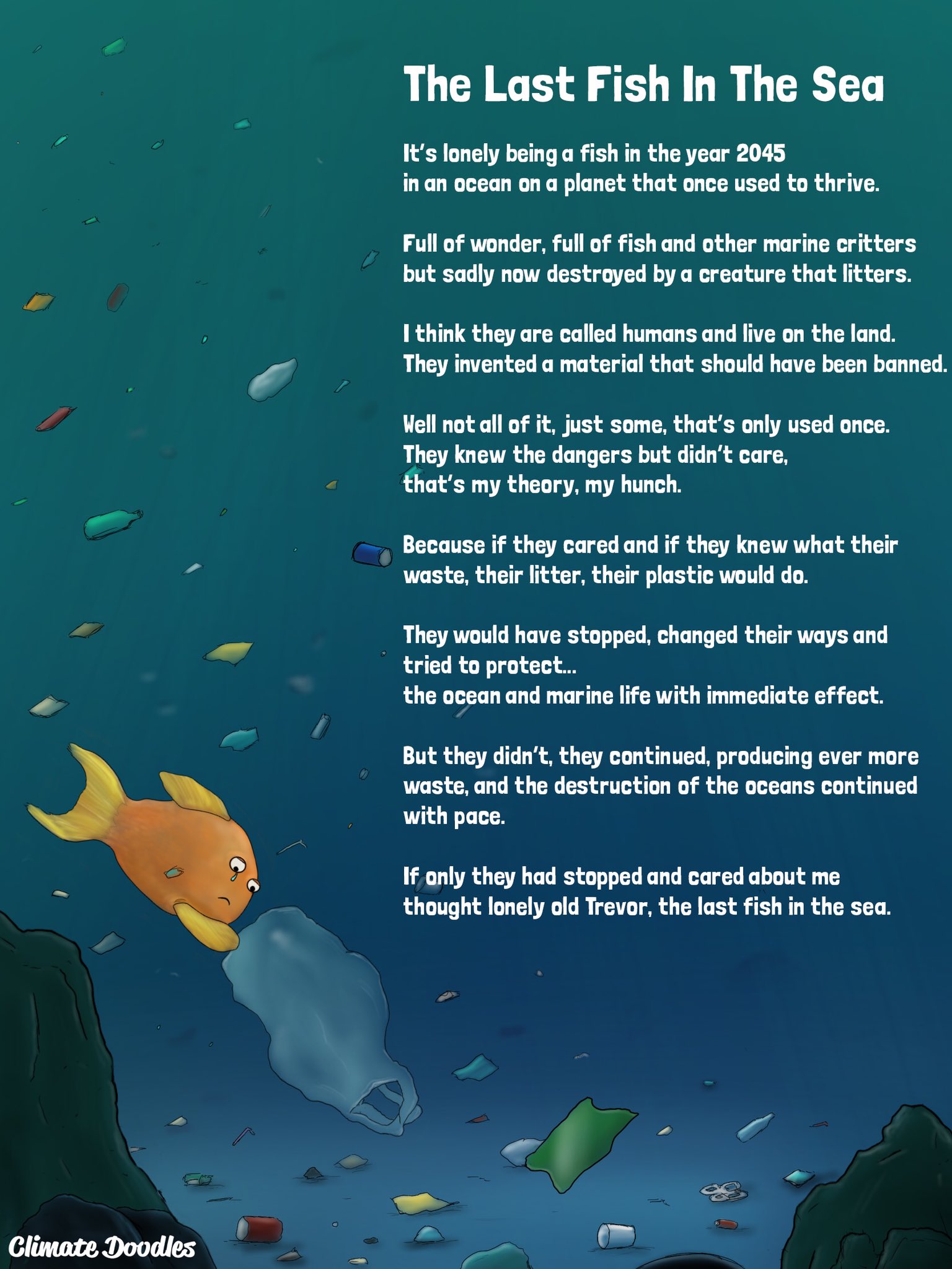 Rubbish Walks CIC on Twitter "A poem for WorldOceansDay. . This is
