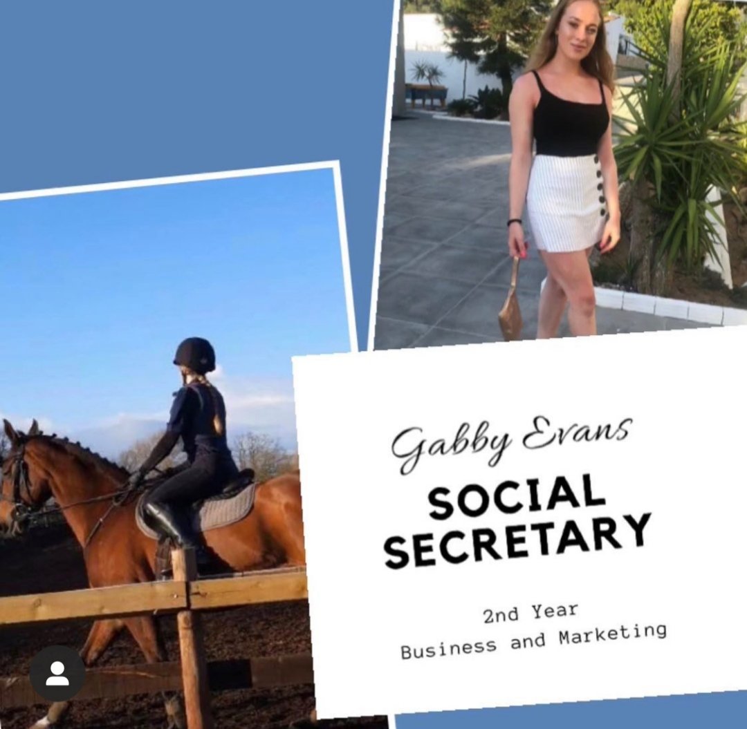 📣20/21 COMMITTEE ANNOUNCEMENT📣

Next we have Gabby, the second half of our social secs!

Name:Gabby Evans
Year: 2nd
Course:Business and Marketing
Interesting Fact:She can sing 'Let it Go' in Japanese
'What I love most about the club is how everyone is so welcoming and inclusive