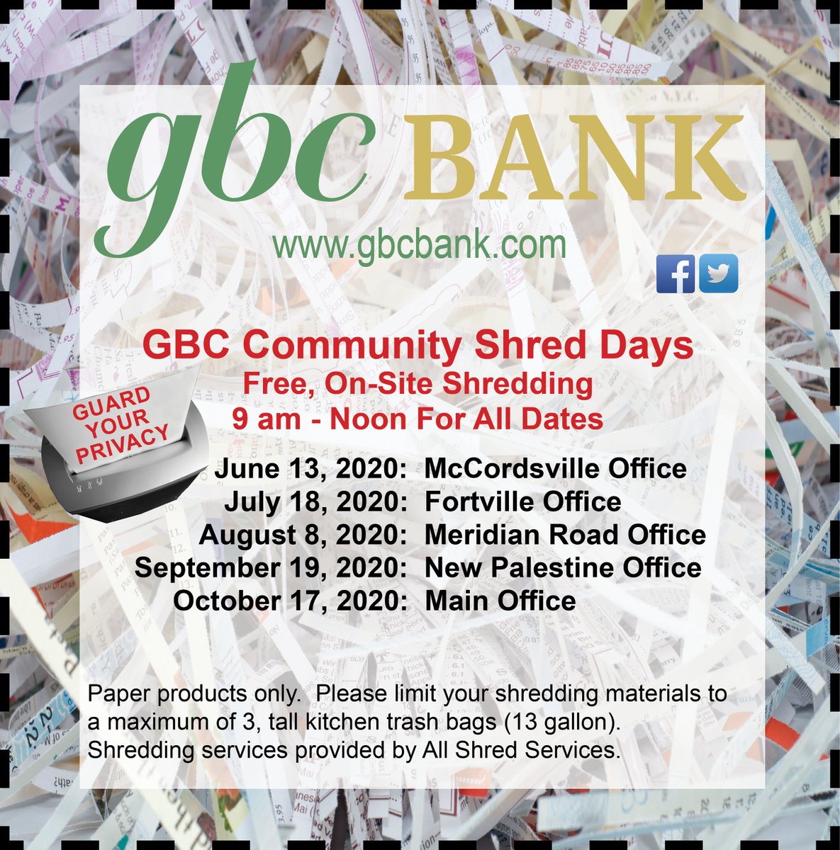 Greenfield Banking Gbcbank Twitter