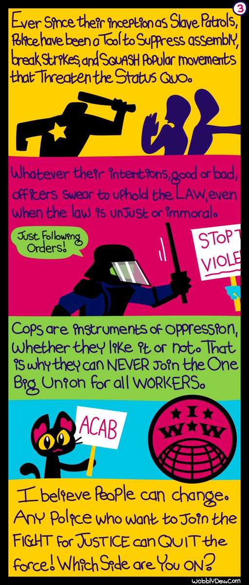IndustrialWrkr's tweet image. wobblydev explains why @iww bans cops from joining us
wobblydev.tumblr.com/post/620193139… #acab #1u